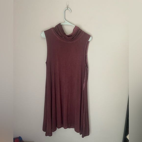 POL Mauve Sleeveless Dress With Fringe Size Small NWT - Picture 1 of 9